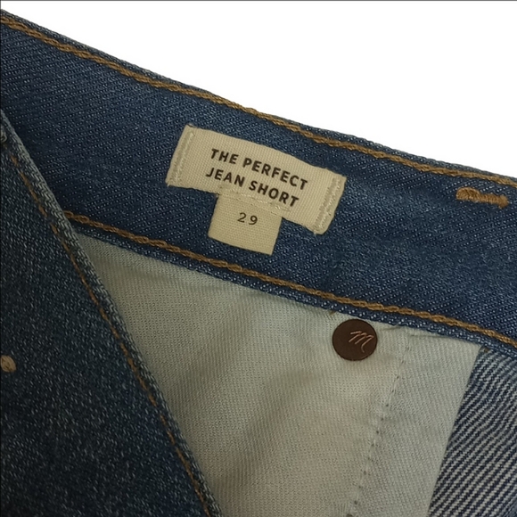 🆕 MADEWELL "THE PERFECT JEAN SHORT" HIGH RISE DENIM SHORTS - Picture 7 of 9